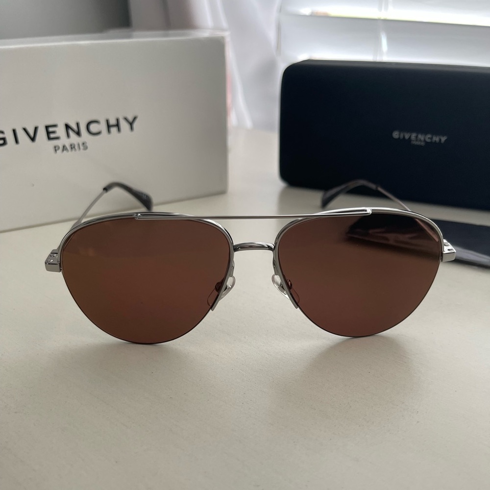 GIVENCHY GV 7133/G/S J5G9O GOLD BLACK GRADIENT AVIATOR SUNGLASSES